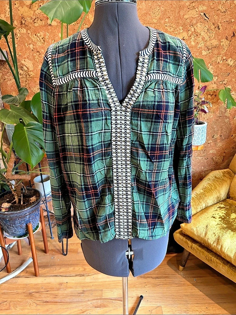 J.Crew Women's Plaid Utility Jacket